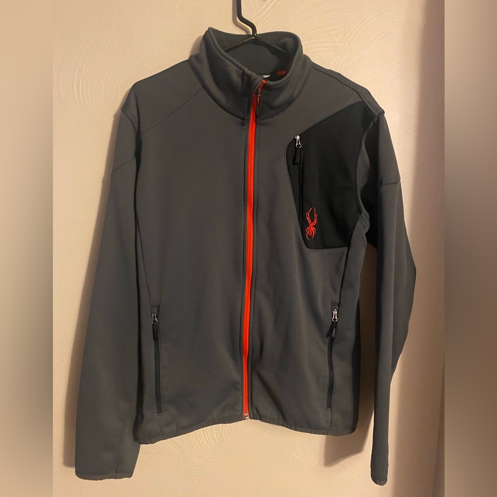 Spyder men's full zip performance jacket- size M (medium)- NWOT